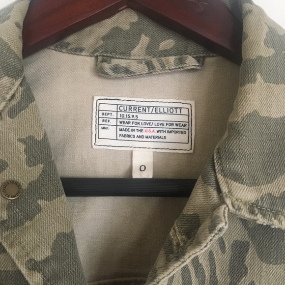 Oversized Current/Elliot camo jacket size xs! - Picture 3 of 4